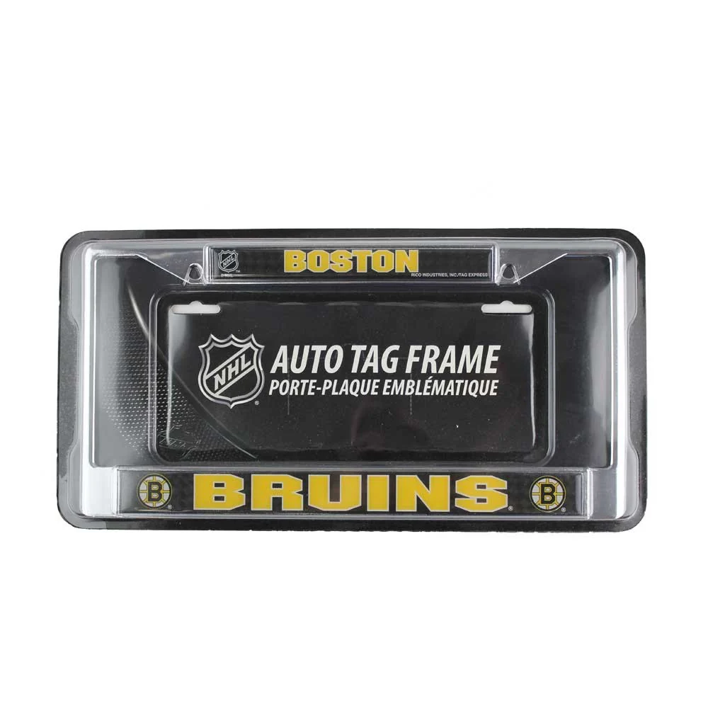 Boston Bruins Domed Chrome License Plate Frame