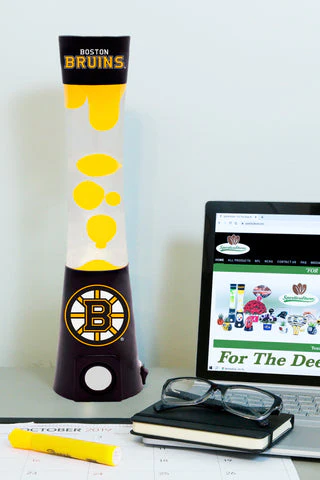 Boston Bruins Magma Lamp with Bluetooth Speaker