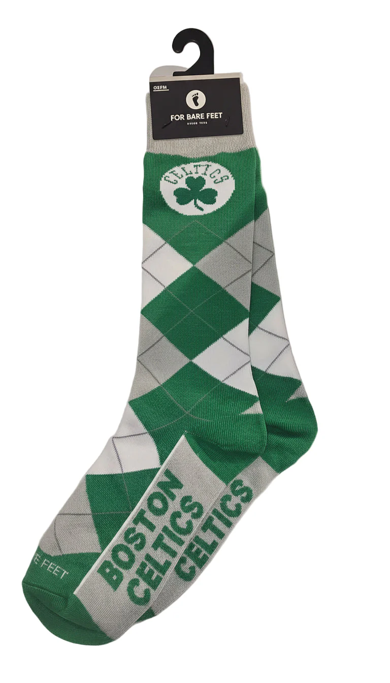 Boston Celtics Men's Argyle Lineup Socks - Image 2