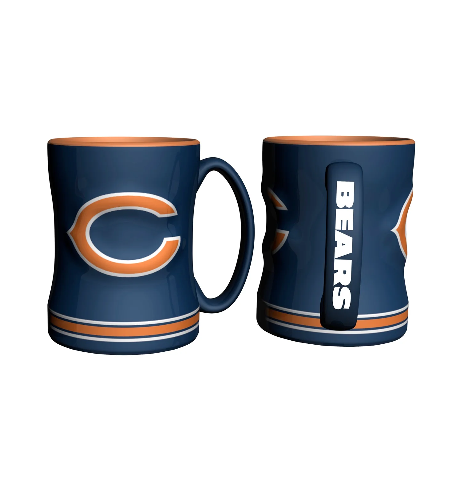 Chicago Bears Logo Relief Coffee Mug with Chicago C Logo