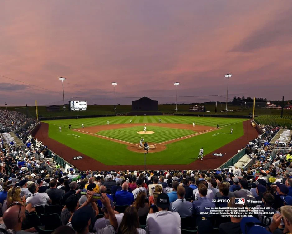 Chicago White Sox v. New York Yankees Field of Dreams 2021 8" x 10" Baseball Stadium Photo