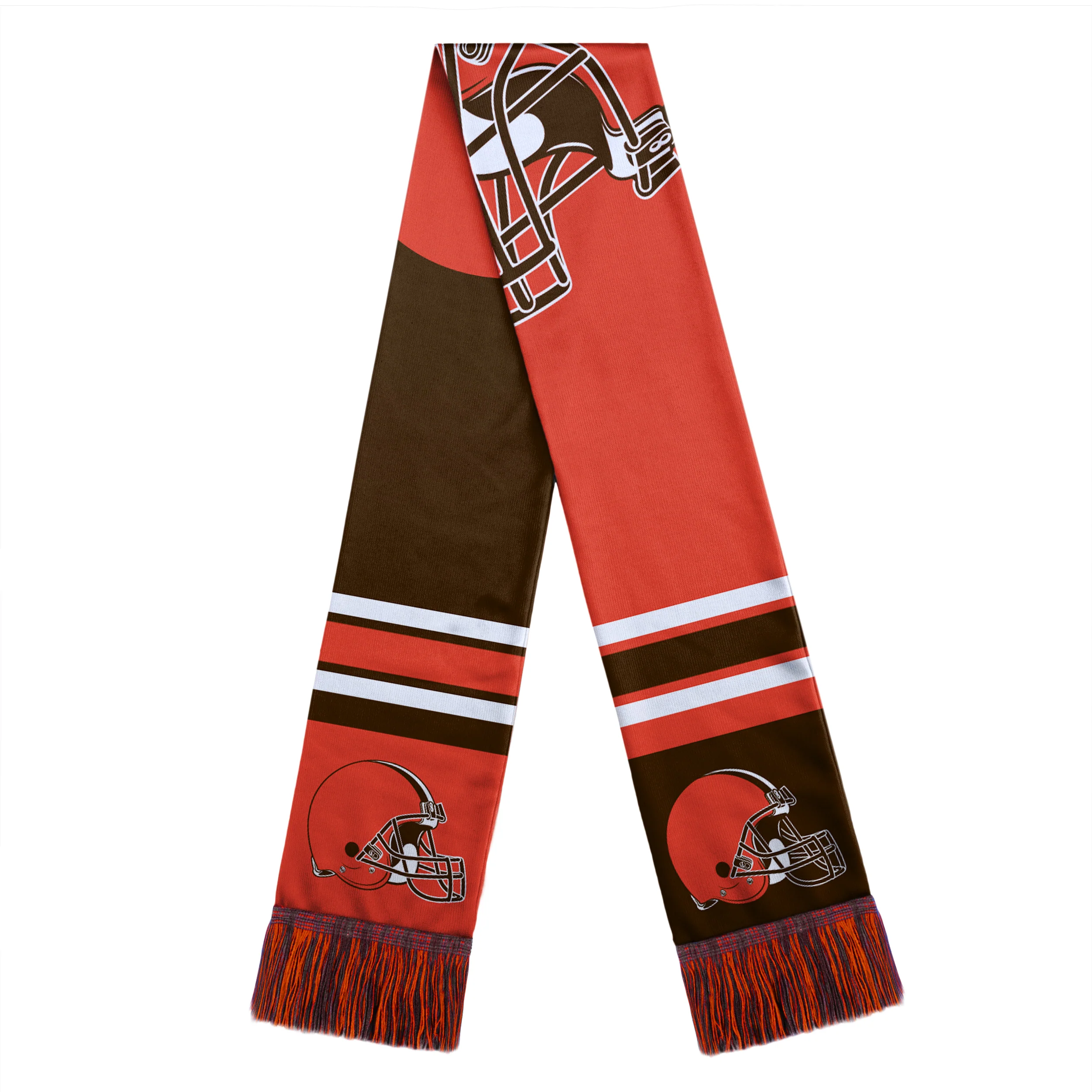 Cleveland Browns Color Block Big Logo Scarf