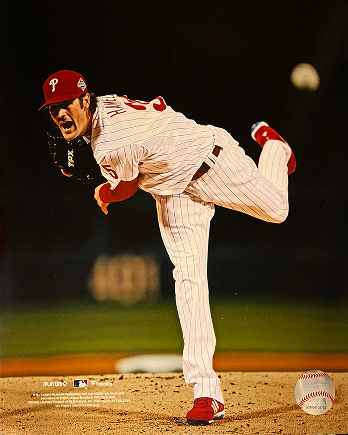 Cole Hamels 2008 World Series Action Philadelphia Phillies 8" x 10" Baseball Photo - Image 2