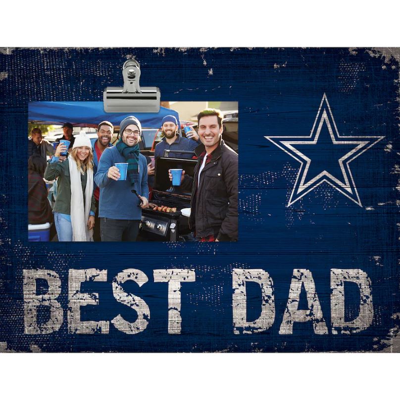 Dallas Cowboys 8'' x 10.5'' Best Dad Clip Frame