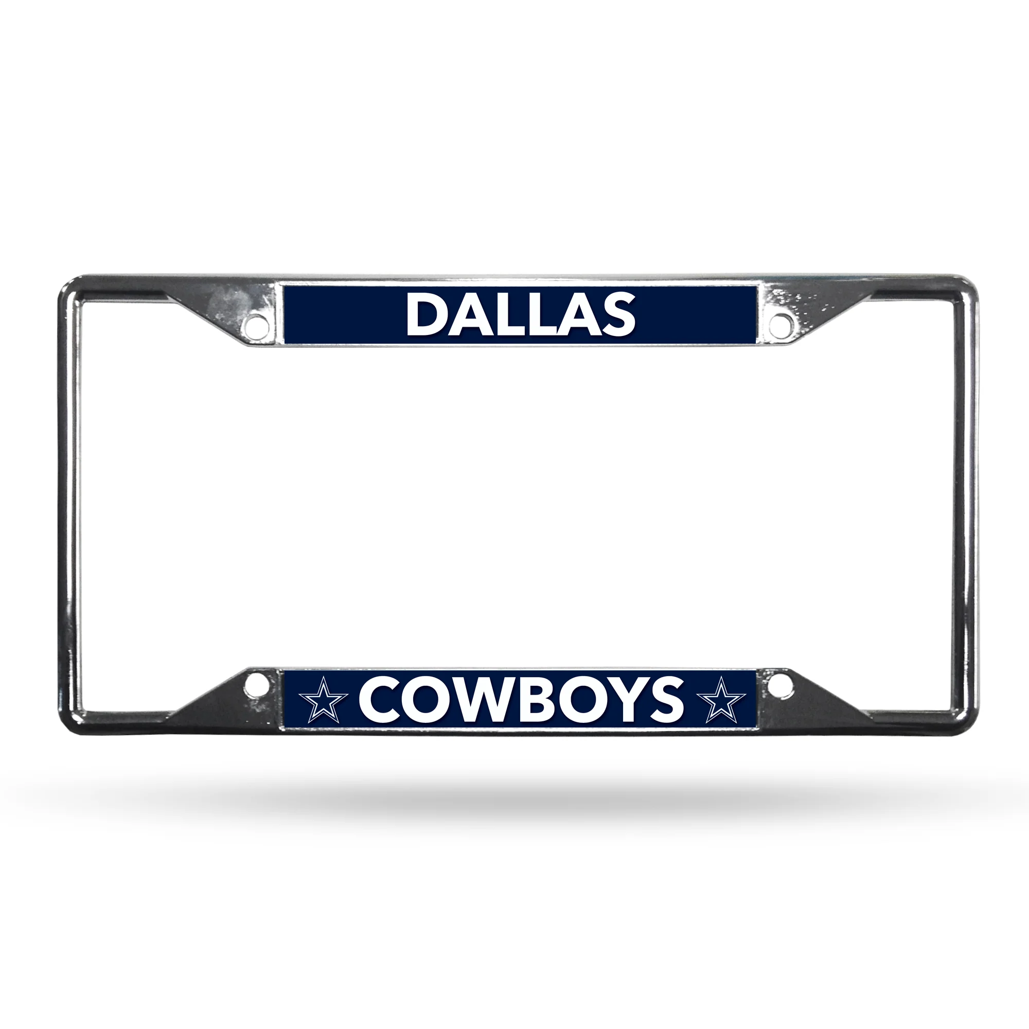 Dallas Cowboys NFL Football EZ-View Chrome License Plate Frame