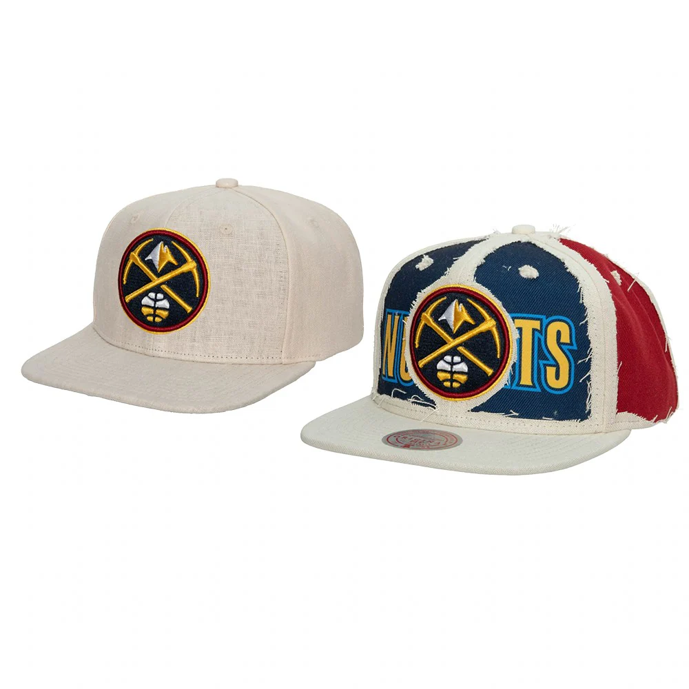 Denver Nuggets Mitchell & Ness Cut Away Snapback Hat - Image 2