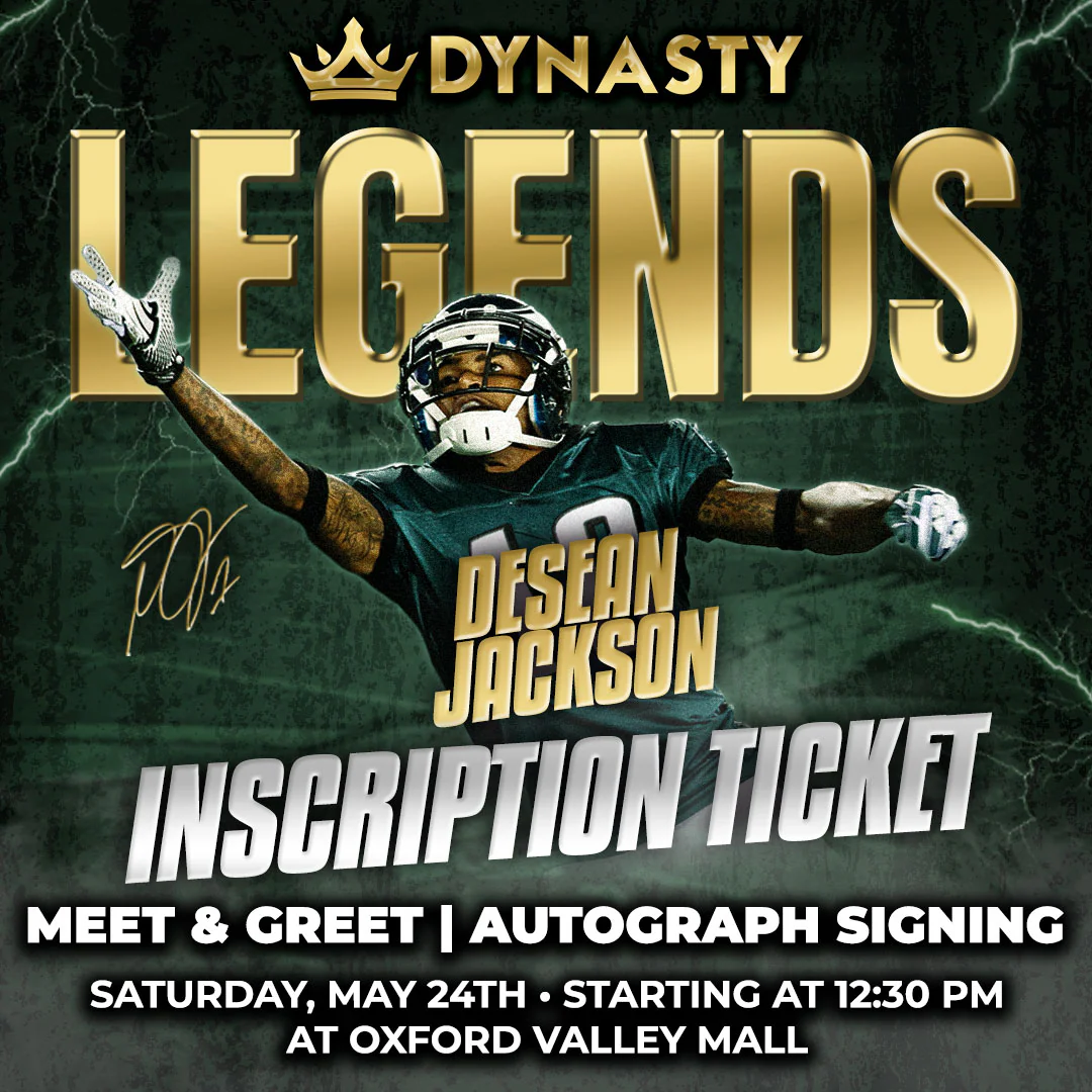 DeSean Jackson Inscription Ticket