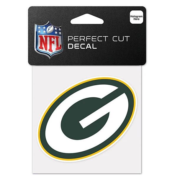 Green Bay Packers 4" x 4" Decal