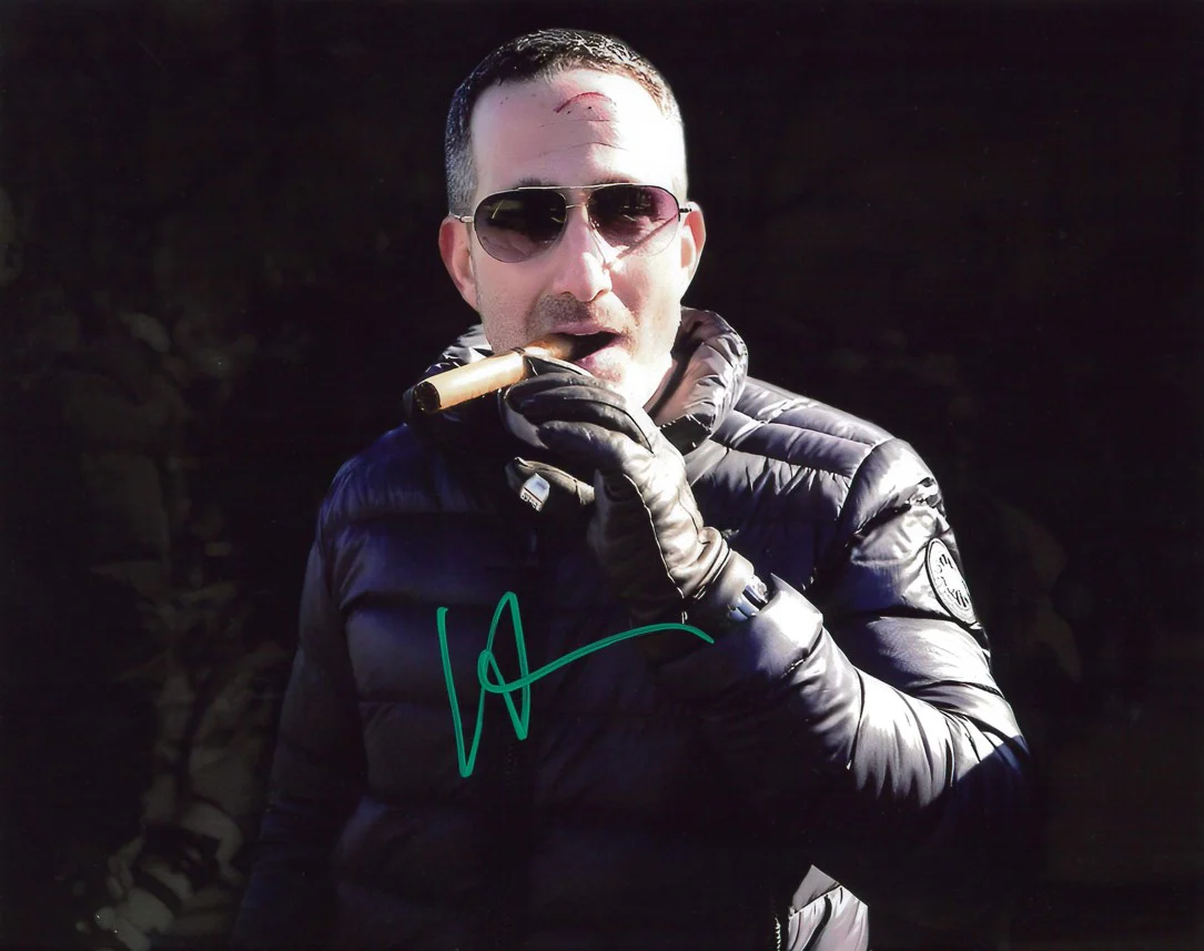 Howie Roseman Blackout Cigar Philadelphia Eagles Autographed 11" x 14" Football Photo
