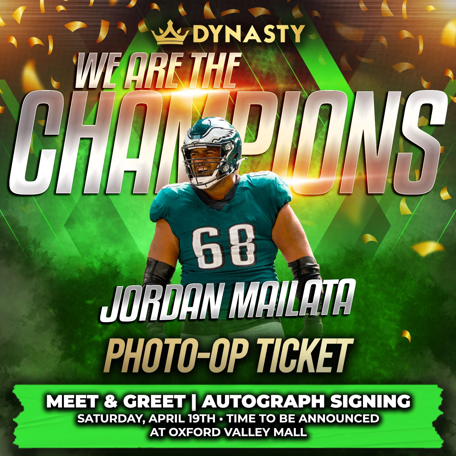 Jordan Mailata World Champions Experience Tickets - Image 3