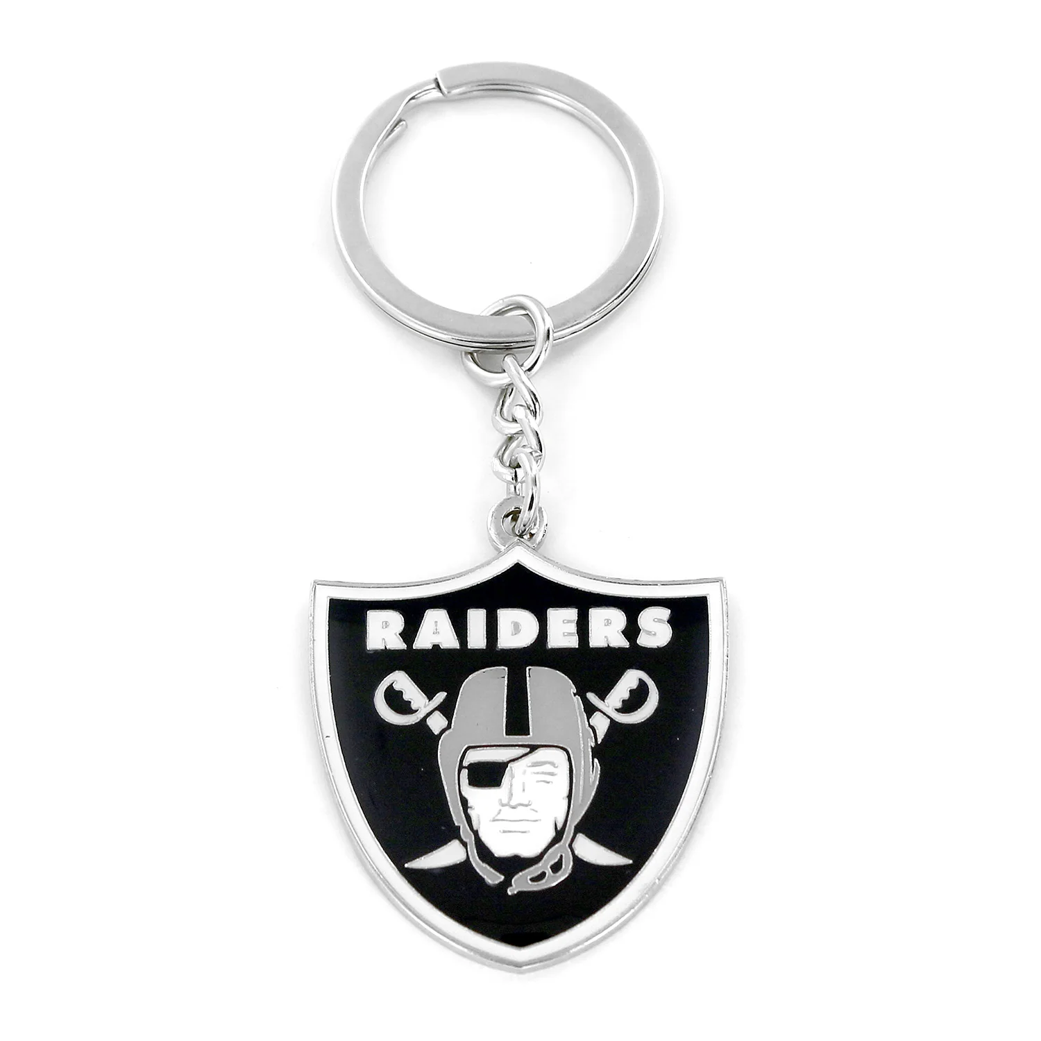 Las Vegas Raiders Metal Logo Keychain