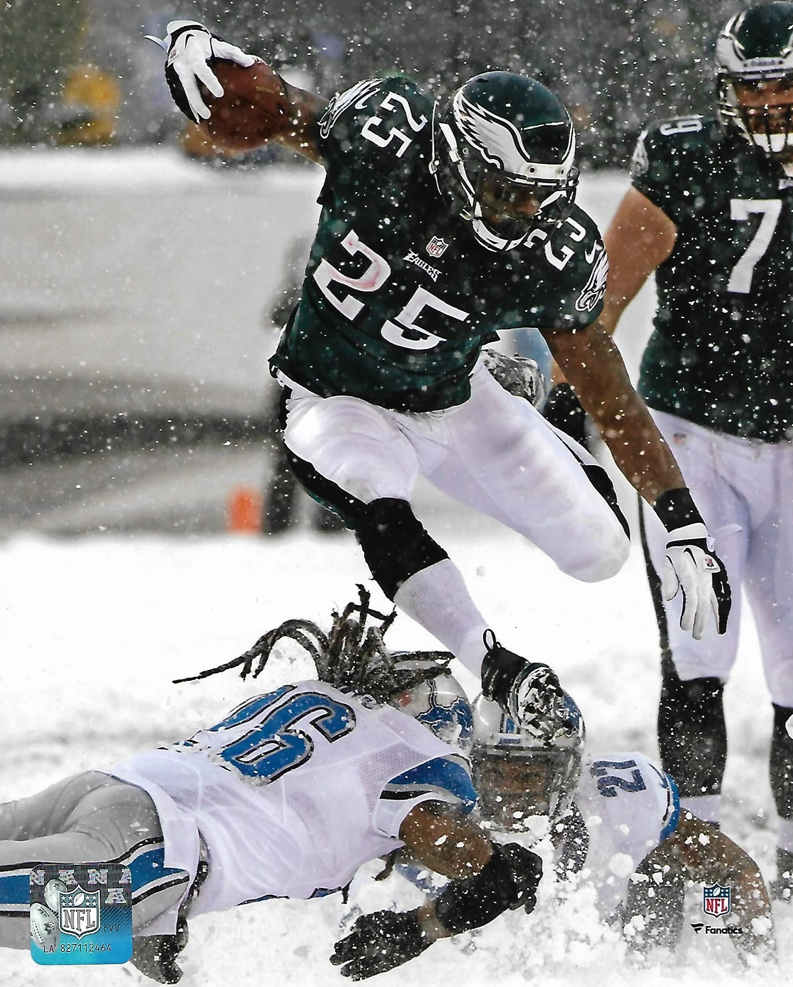 LeSean McCoy Snow Bowl Philadelphia Eagles Football Photo - Image 2