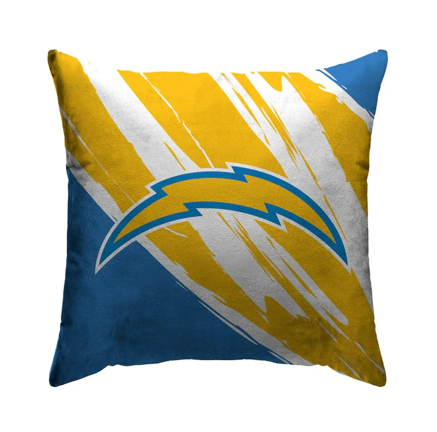 Los Angeles Chargers 18'' x 18'' Retro Jazz Poly Span Décor Pillow