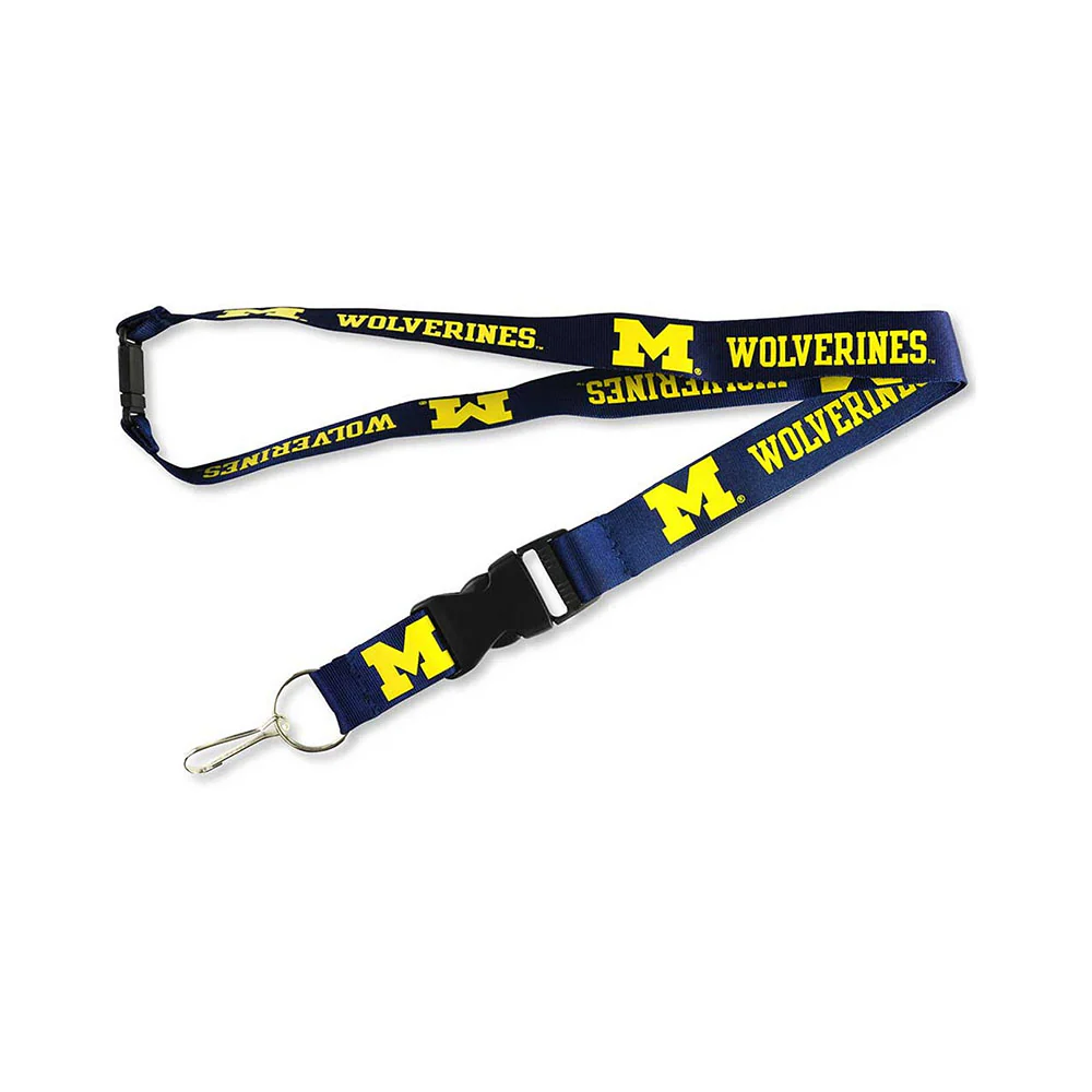 Michigan Wolverines Lanyard Keychain
