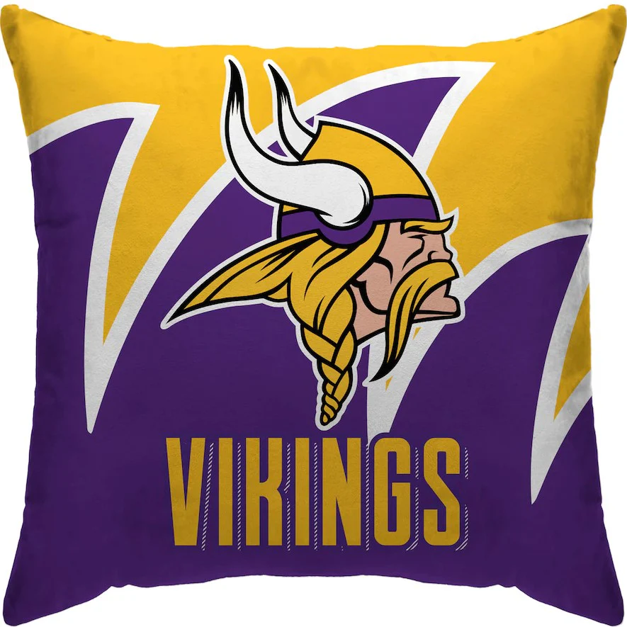 Minnesota Vikings 18'' x 18'' Splash Décor Pillow