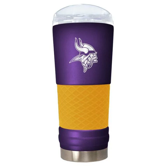 Minnesota Vikings "The Draft" 24 oz. Stainless Steel Travel Tumbler