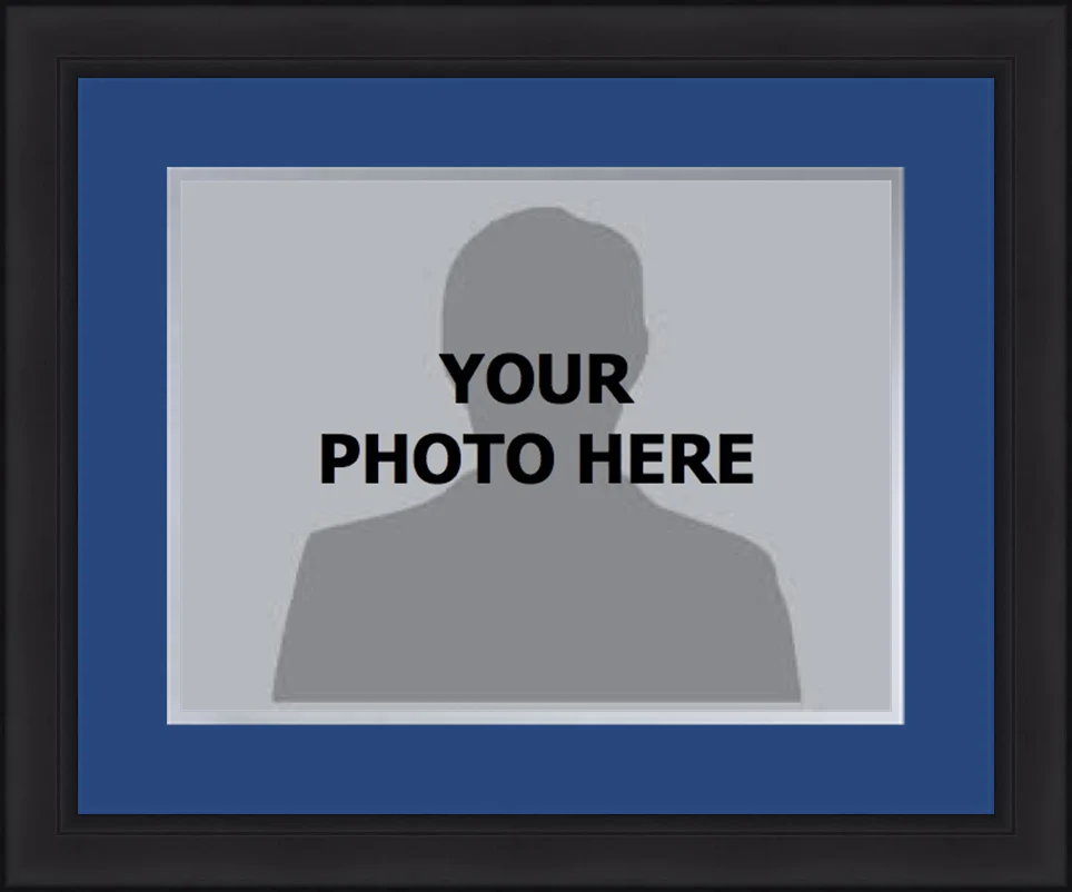 NBA Basketball Photo Picture Frame Kit - Orlando Magic (Navy Matting, Silver Trim)