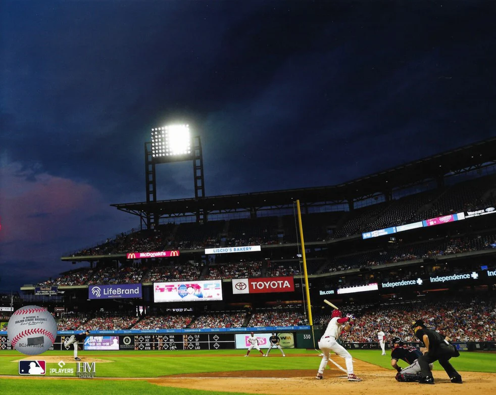 Night at Citizen's Bank Philadelphia Phillies 11" x 14" Baseball Stadium Photo - Image 2