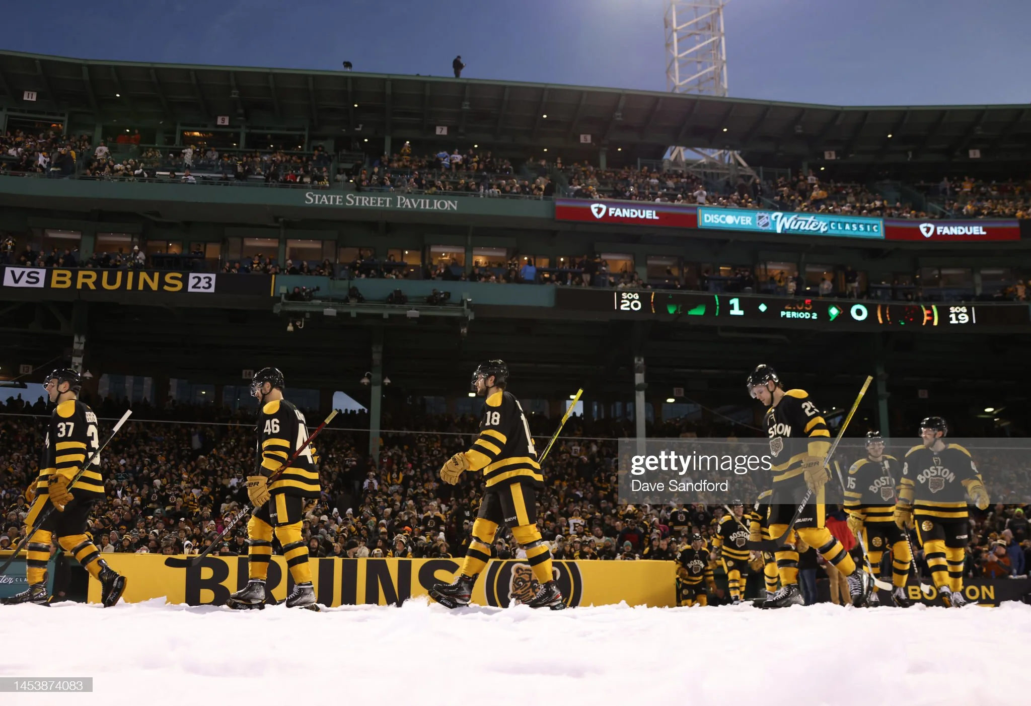 Pavel Zacha Marches Into Fenway Winter Classic Bruins Photo