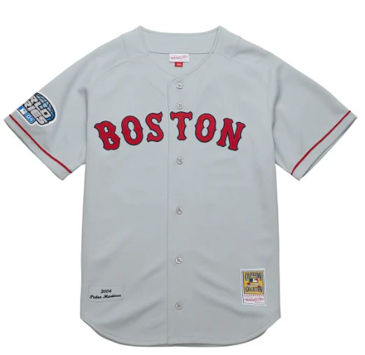 Pedro Martinez Boston Red Sox 2004 World Series Mitchell & Ness Authentic Jersey - Image 3