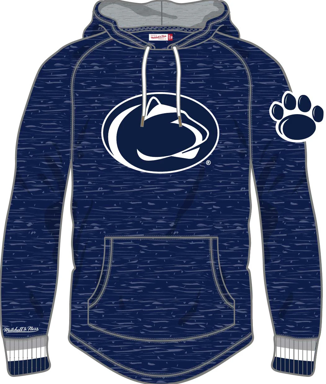 Penn State Nittany Lions Mitchell & Ness Legendary Slub Long-Sleeve Hoodie