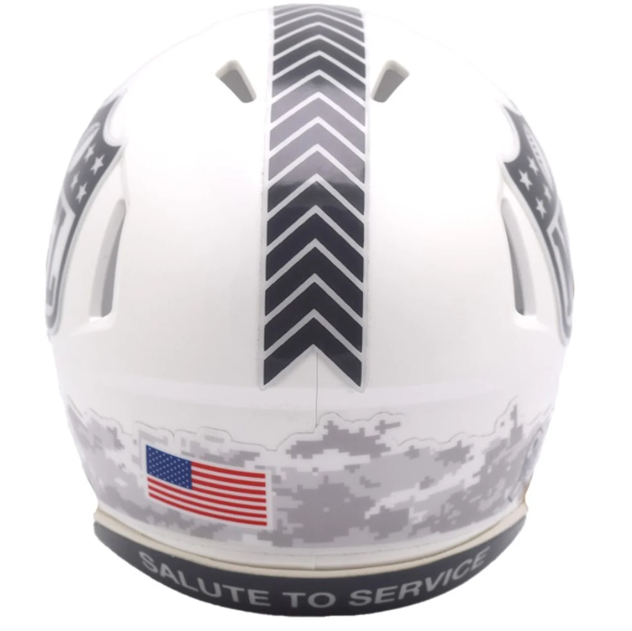 Philadelphia Eagles Riddell 2024 Salute to Service Speed Full-Size Helmet - Image 3
