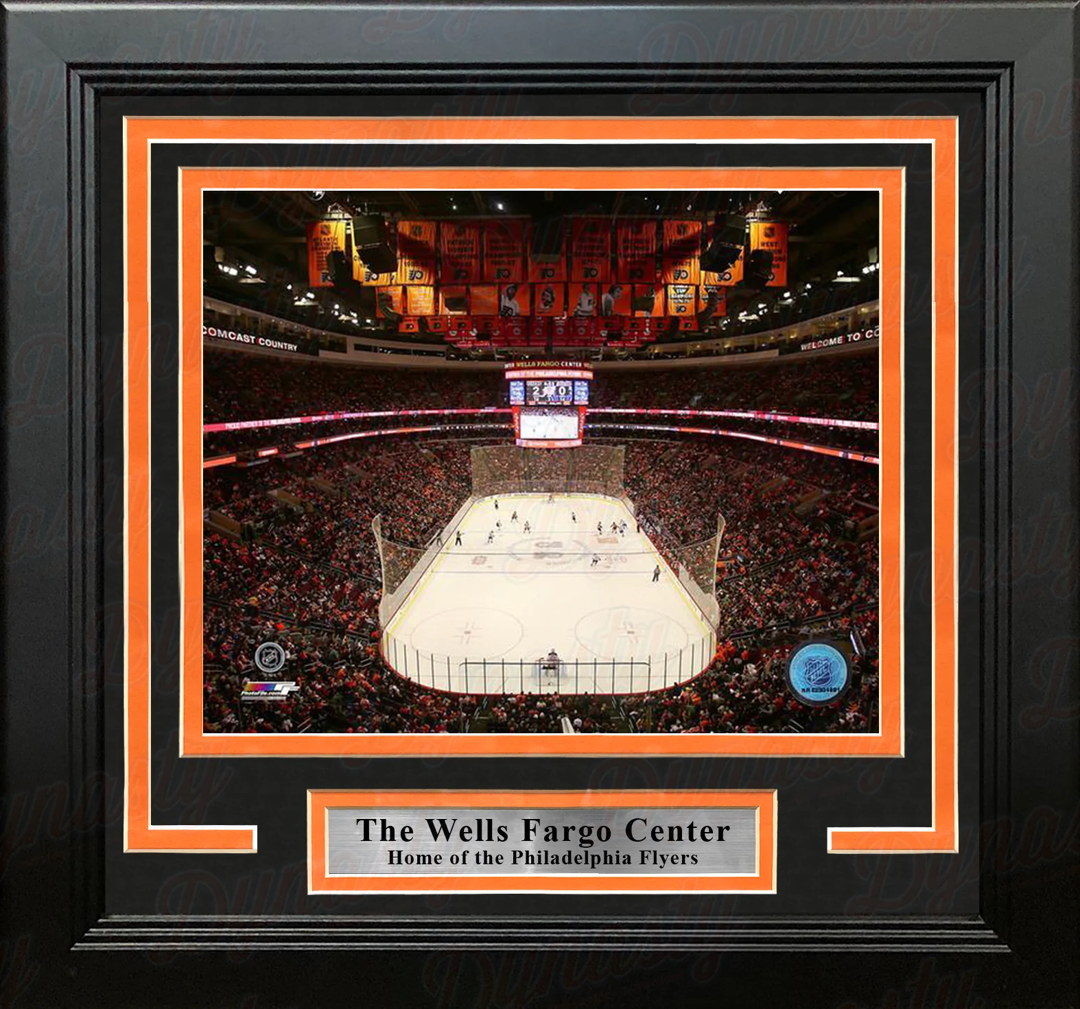 Philadelphia Flyers Wells Fargo Center 8" x 10" Framed Hockey Stadium Photo