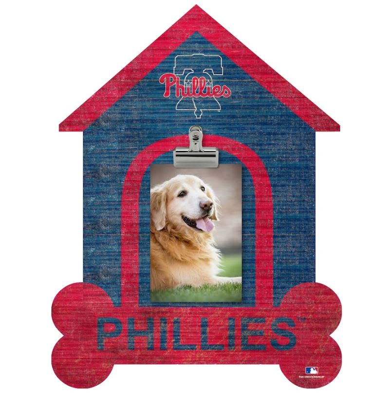 Philadelphia Phillies Dog Bone House Clip Frame