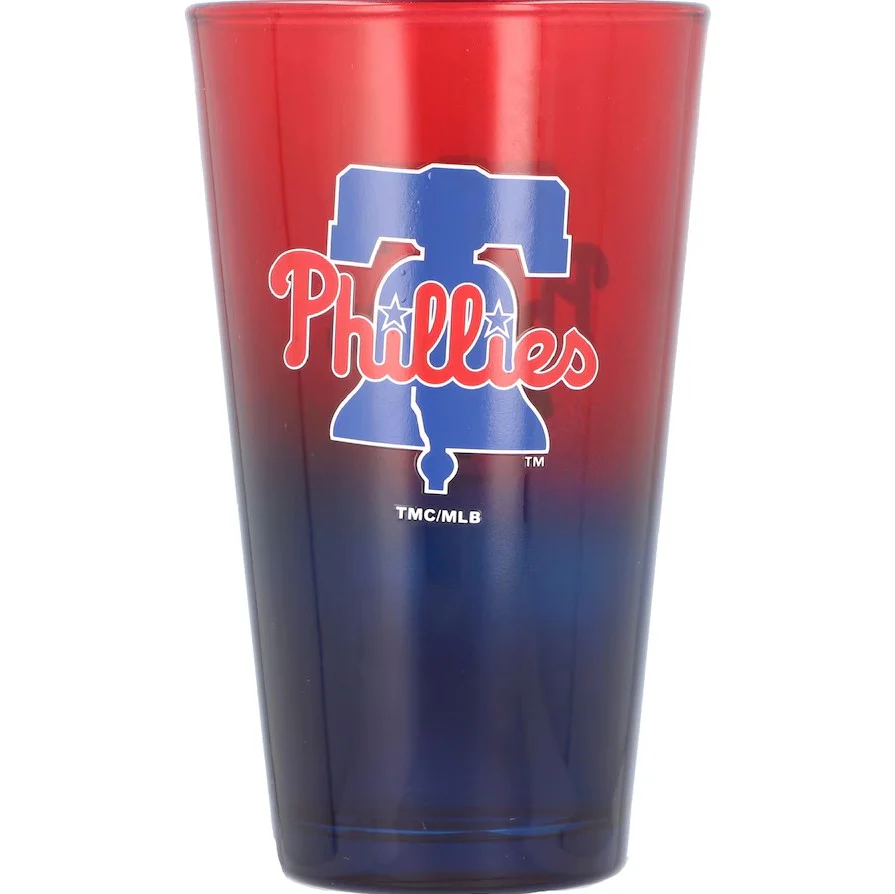 Philadelphia Phillies Ombre Pint Glass