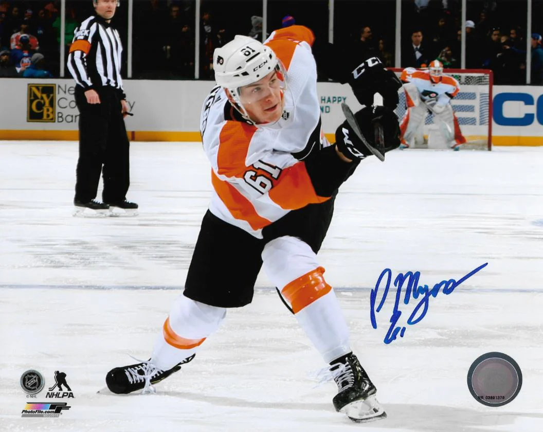 Philippe Myers Philadelphia Flyers Autographed NHL Hockey Photo