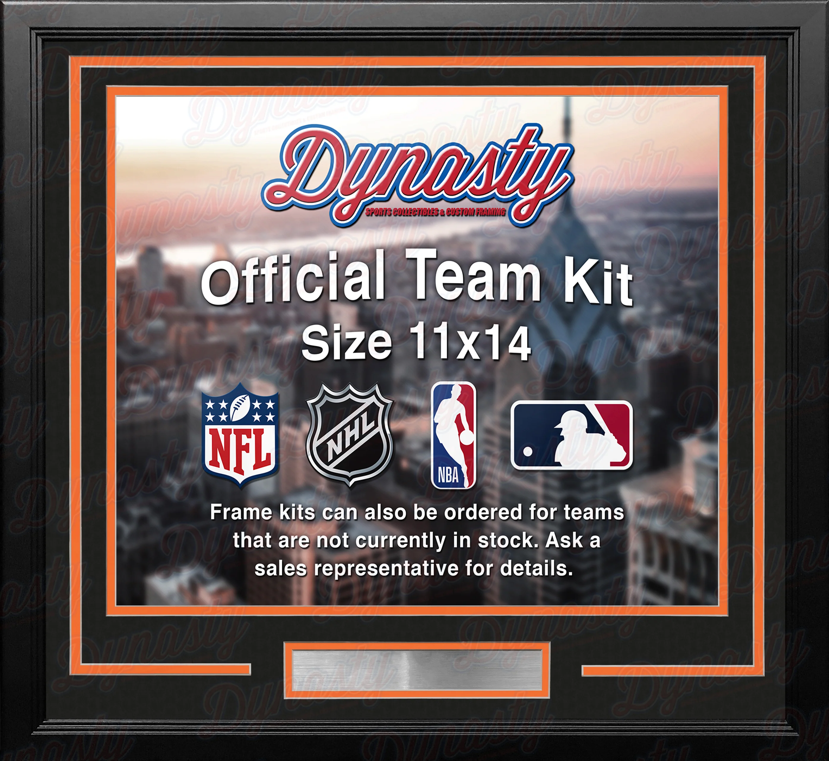 Phoenix Suns Custom NBA Basketball 11x14 Picture Frame Kit (Multiple Colors) - Image 3