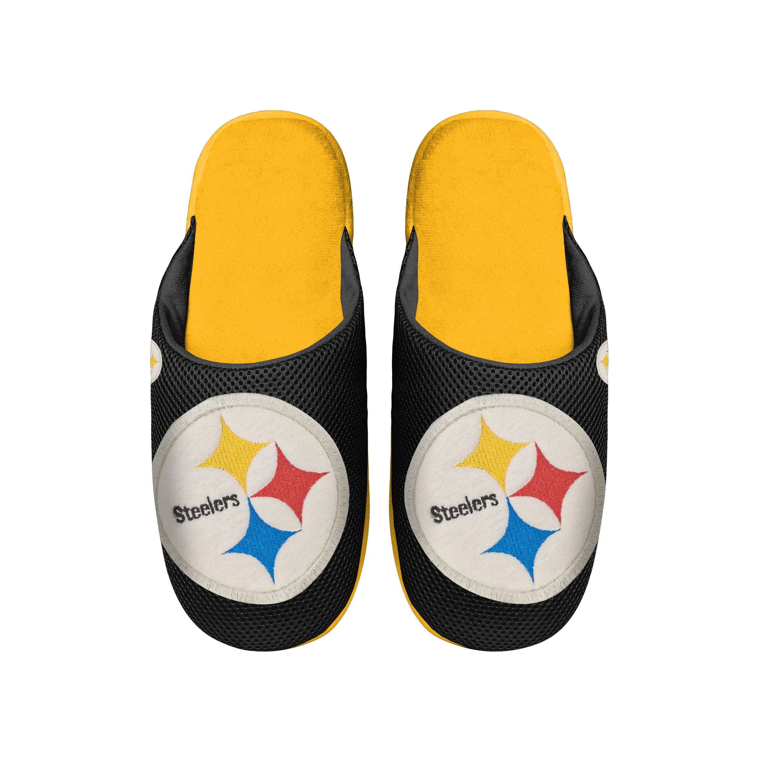 Pittsburgh Steelers Big Logo Mesh Slide Slippers