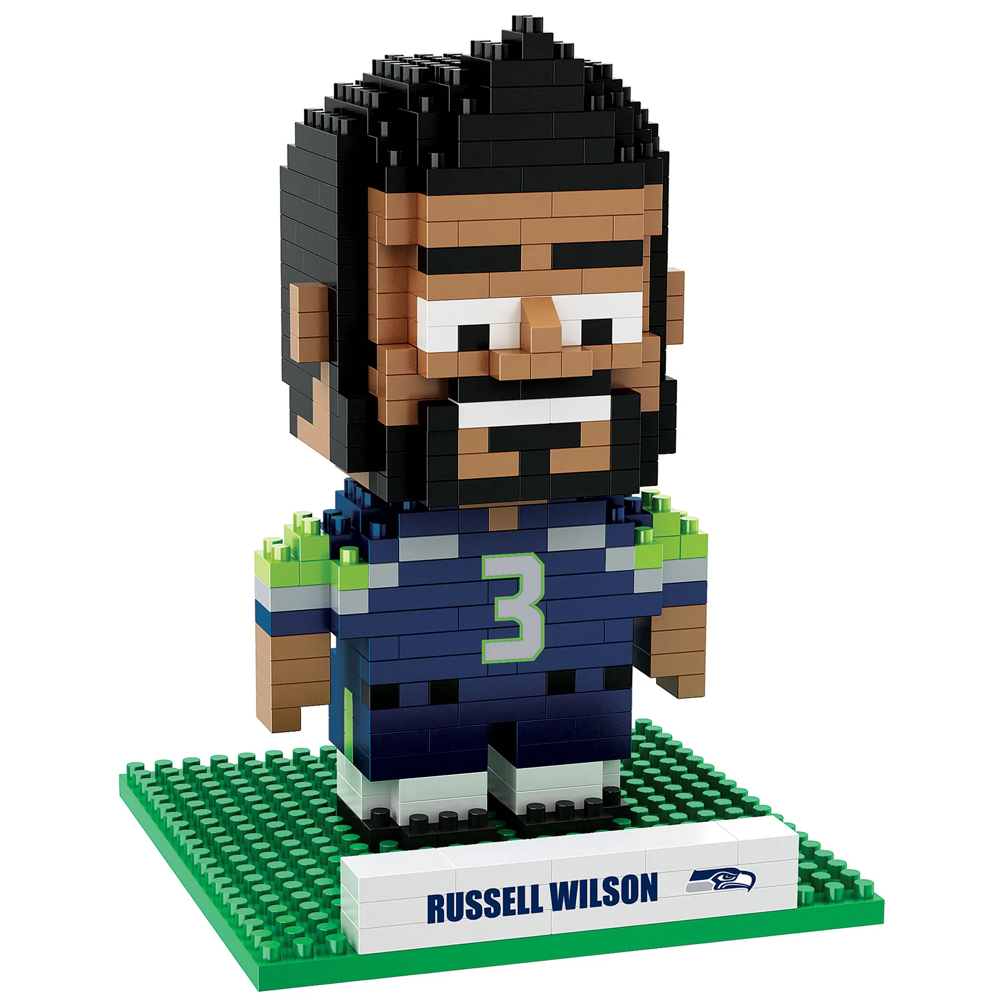 Russell Wilson Seattle Seahawks 3D Player BRXLZ Puzzle