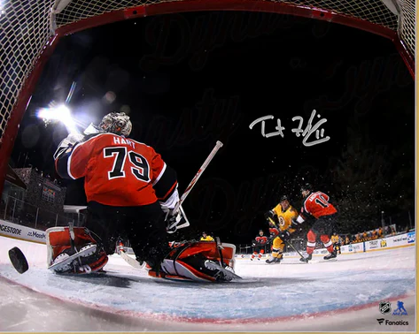 Trent Frederic First NHL Goal Boston Bruins Autographed 8" x 10" Hockey Photo - Image 2