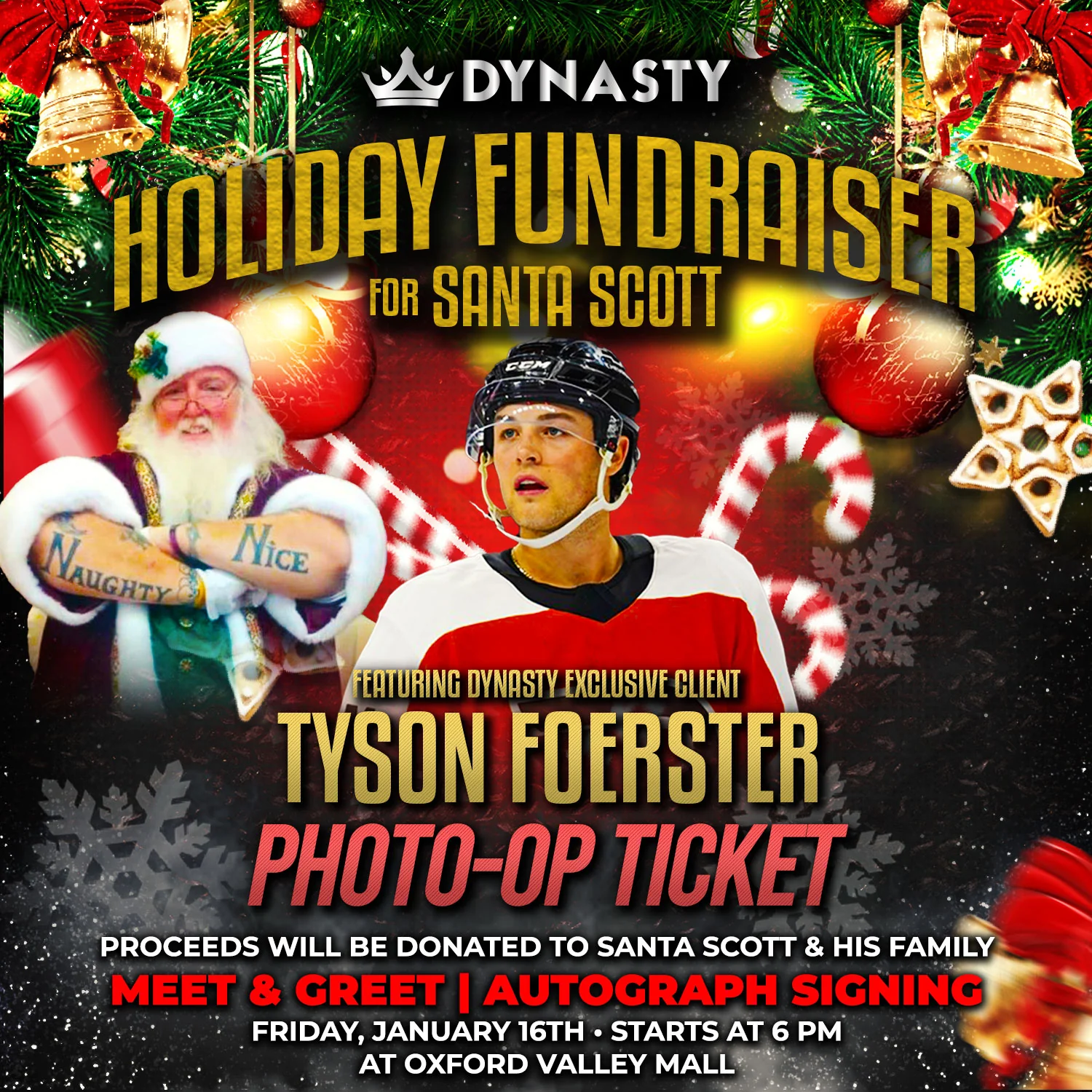 Tyson Foerster Santa Scott Fundraiser Tickets - Image 3